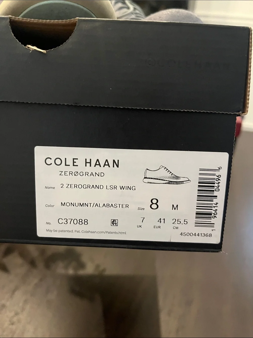 Cole Hans Men's Grey Suede Lace-Up Sneakers